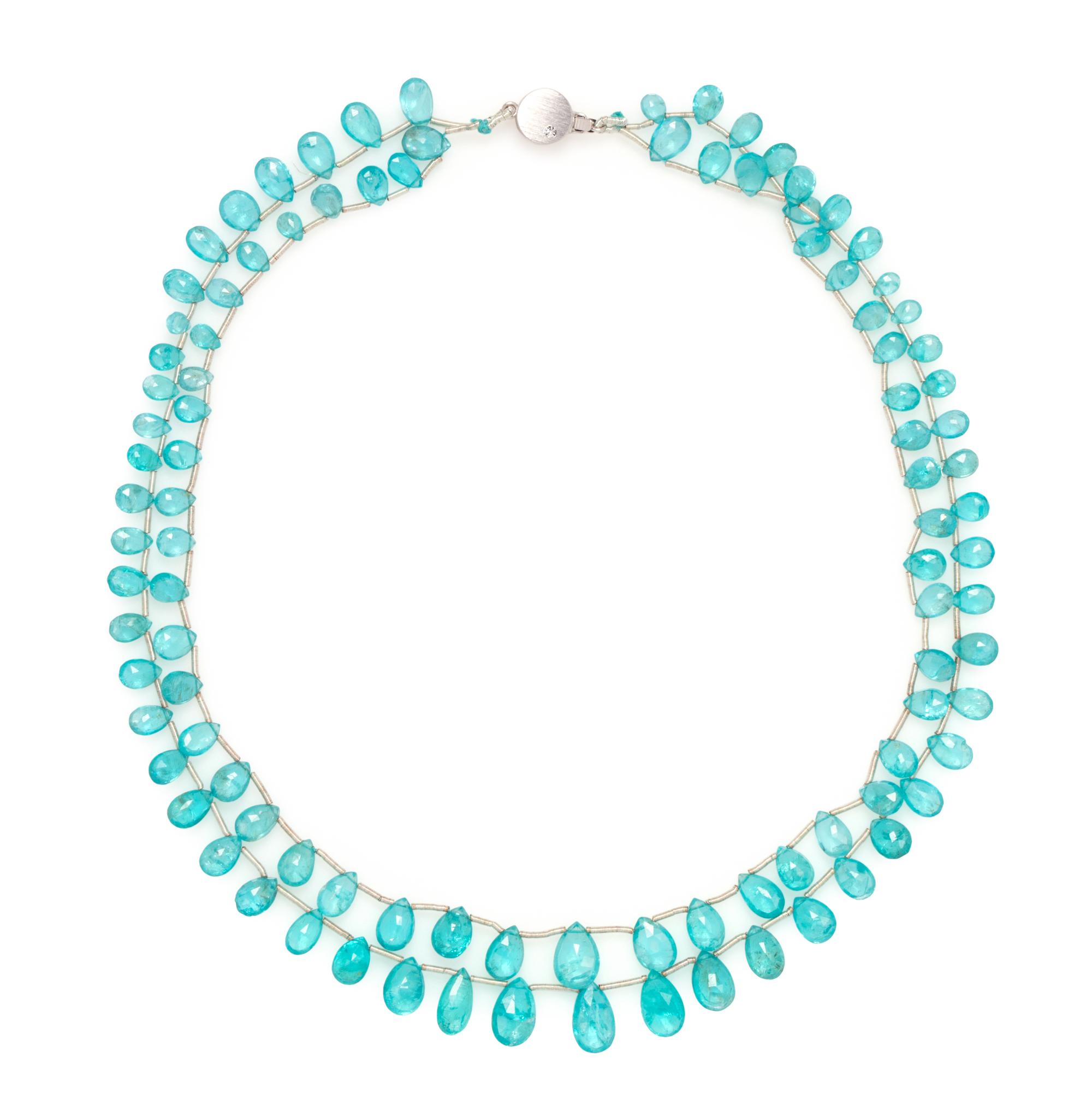 APATITE BEAD NECKLACE