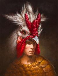 Steven Kenny, (American, b. 1962), Self Portrait as Rooster Warrior, 2004