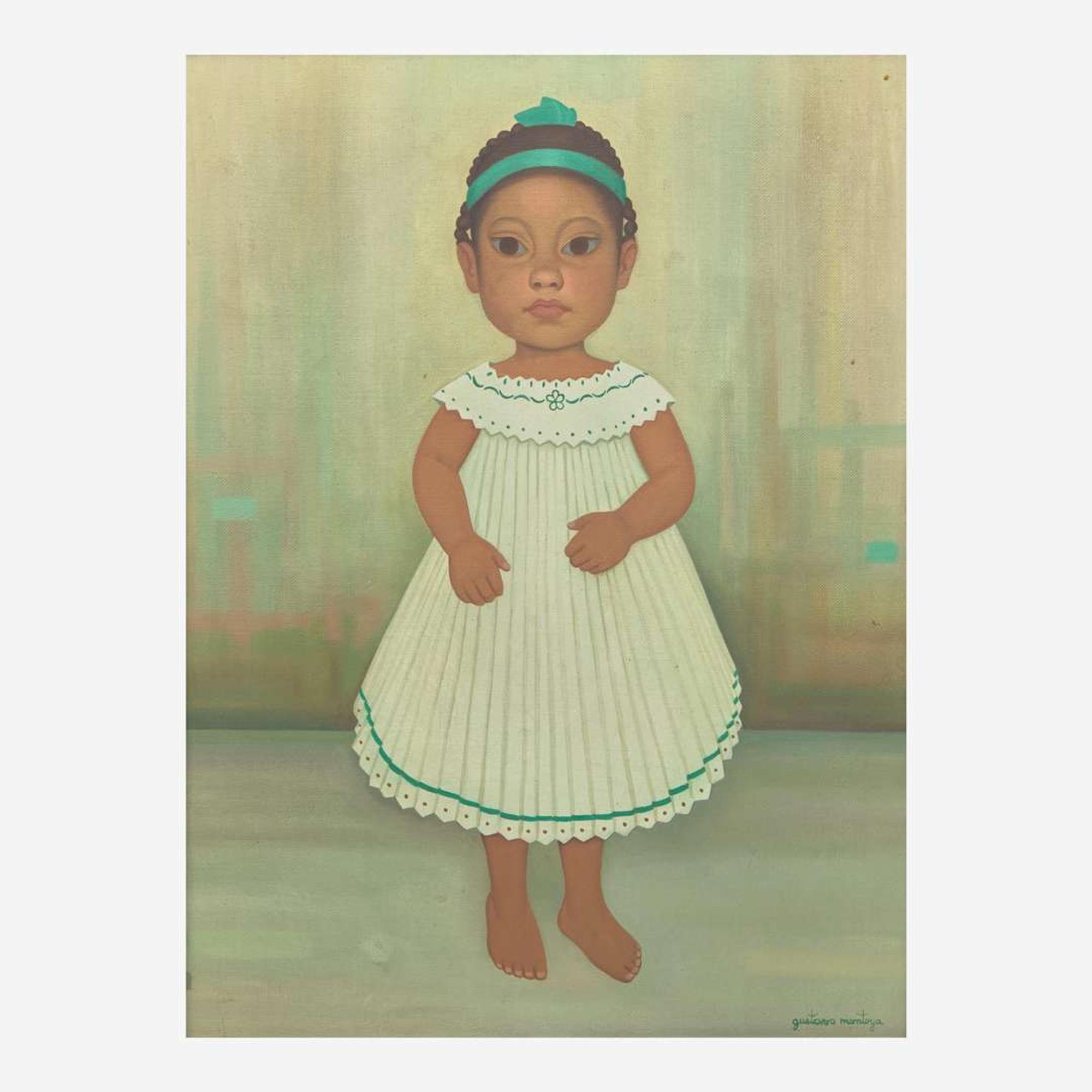 Gustavo Montoya (Mexican, 1905-2003) Nin~a Oaxaquen~a