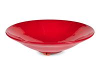 A Red Glazed Pottery Bowl