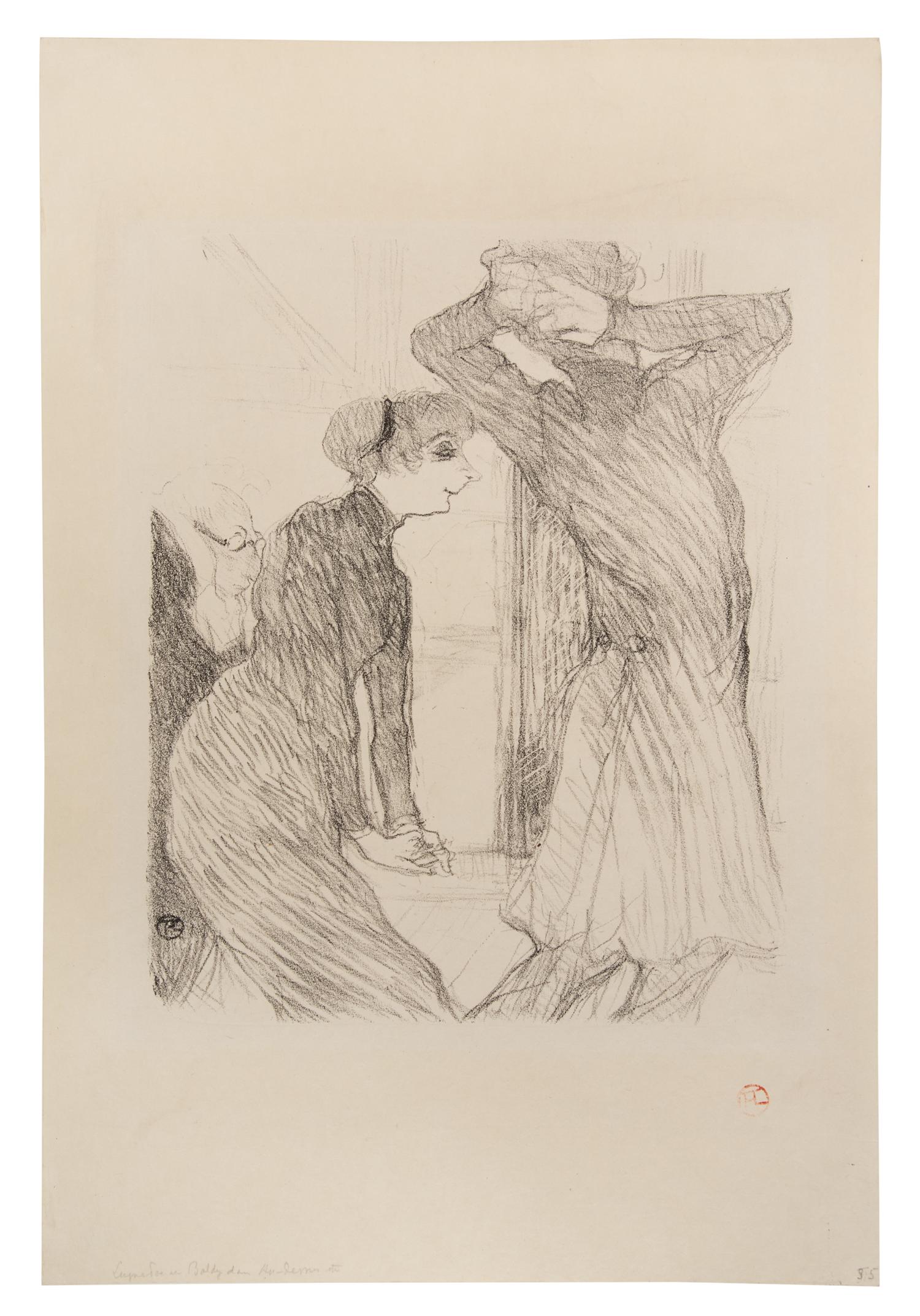 Lugné-Poë et Berthe Bady, dans 'Au-dessus des Forces Humaines', 1894