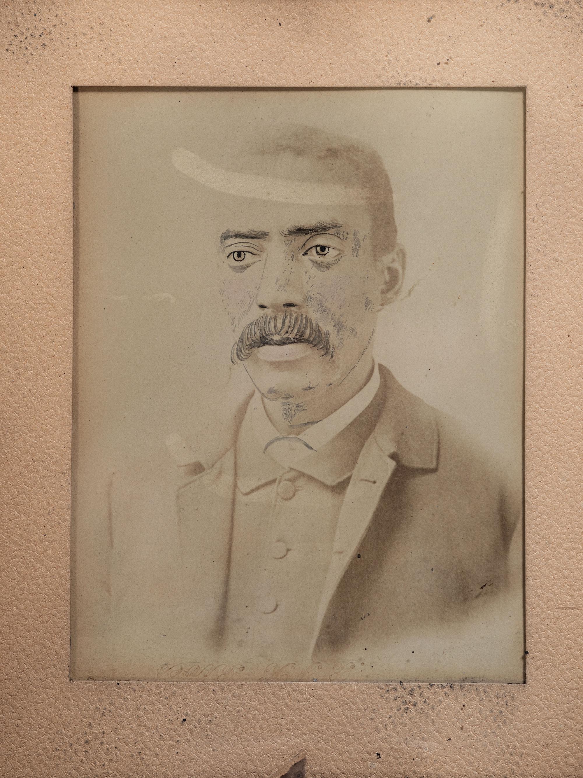 [WESTERN AMERICANA] -- [CRIME & PUNISHMENT]. Portrait of Bass Reeves.