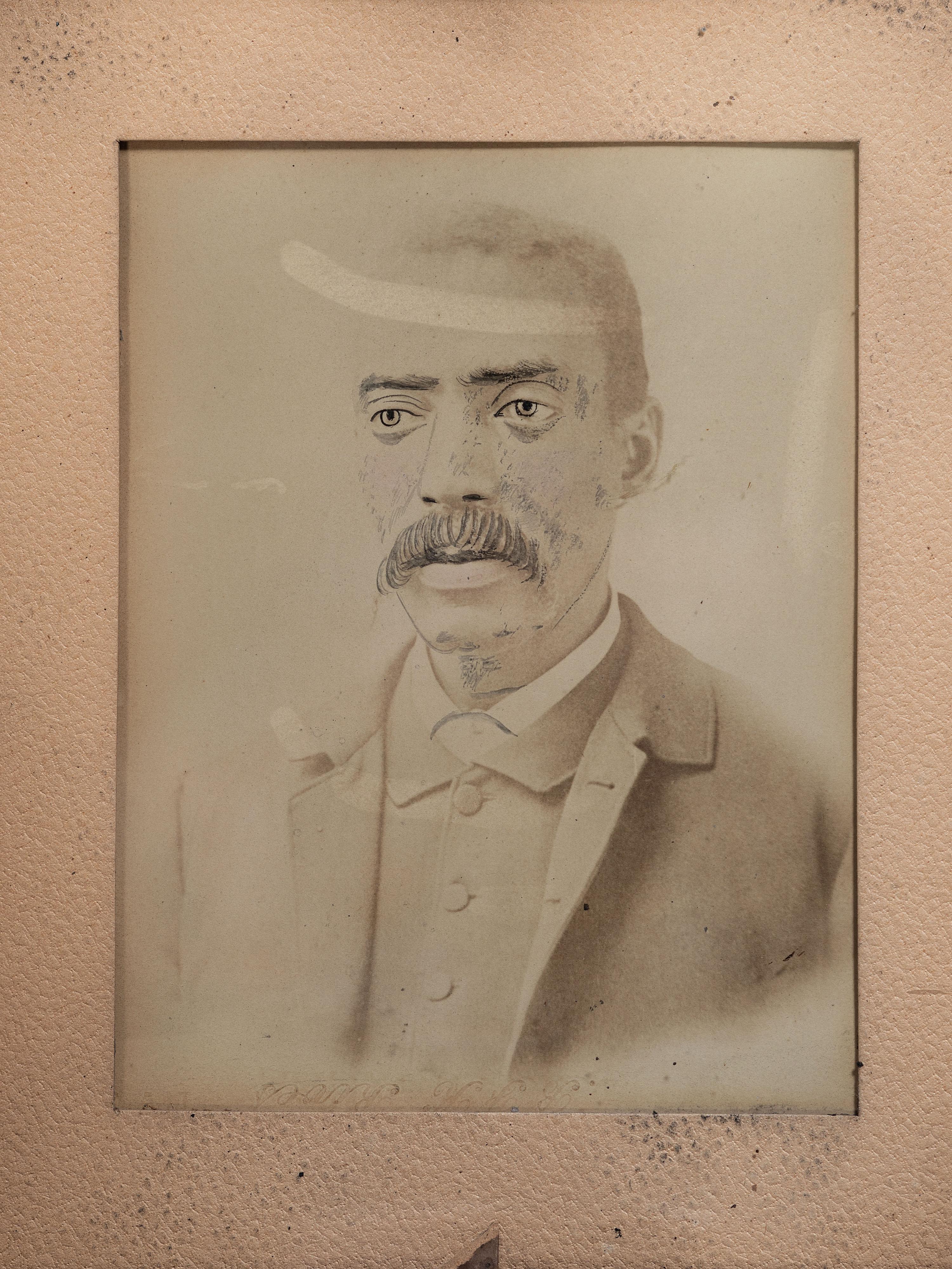 [WESTERN AMERICANA] -- [CRIME & PUNISHMENT]. Portrait of Bass Reeves.