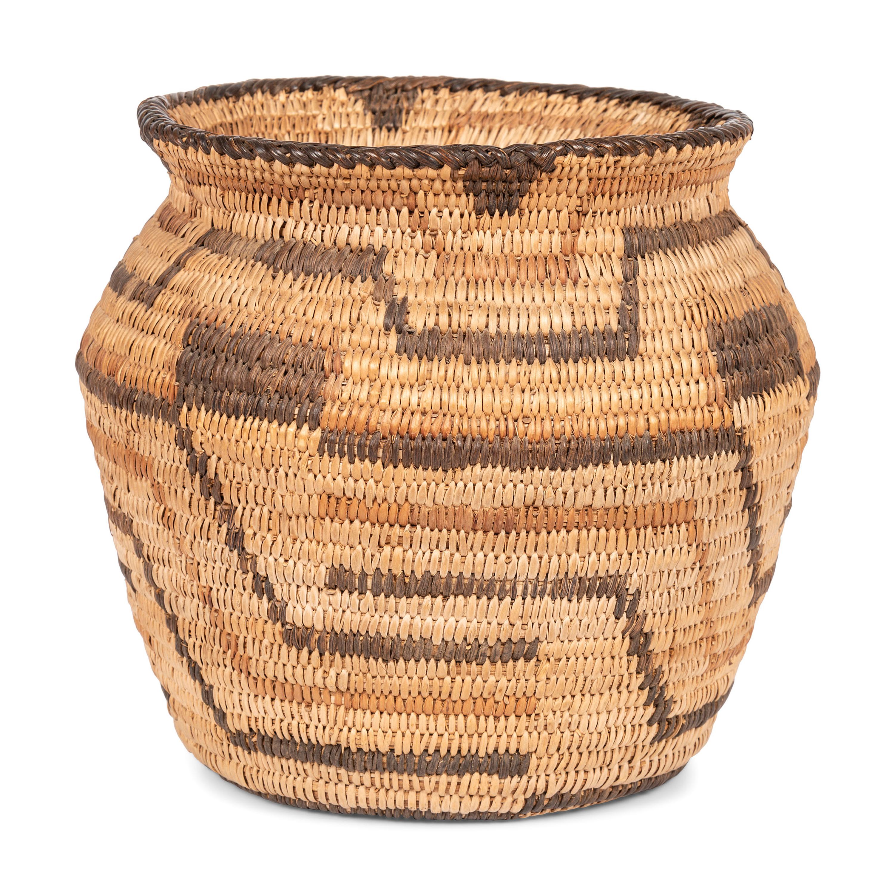 Akimel O'odham Polychrome Basket