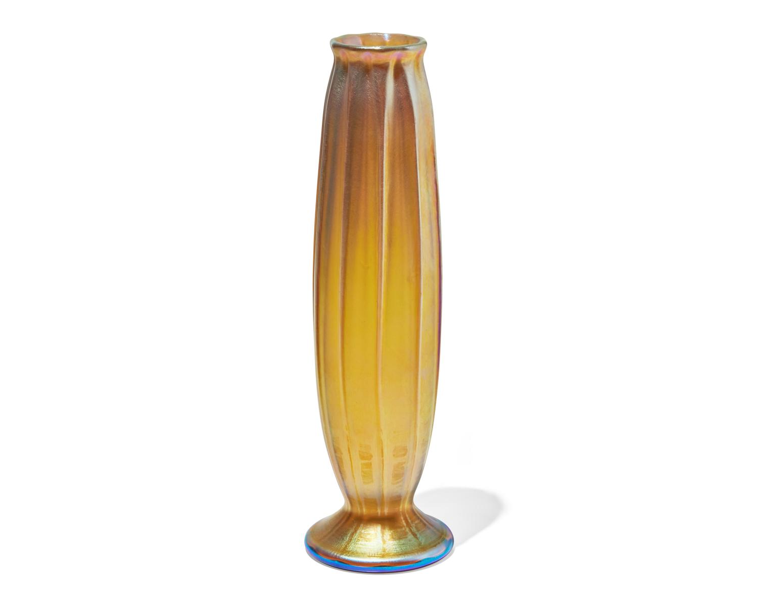 A Gold Favrile Vase