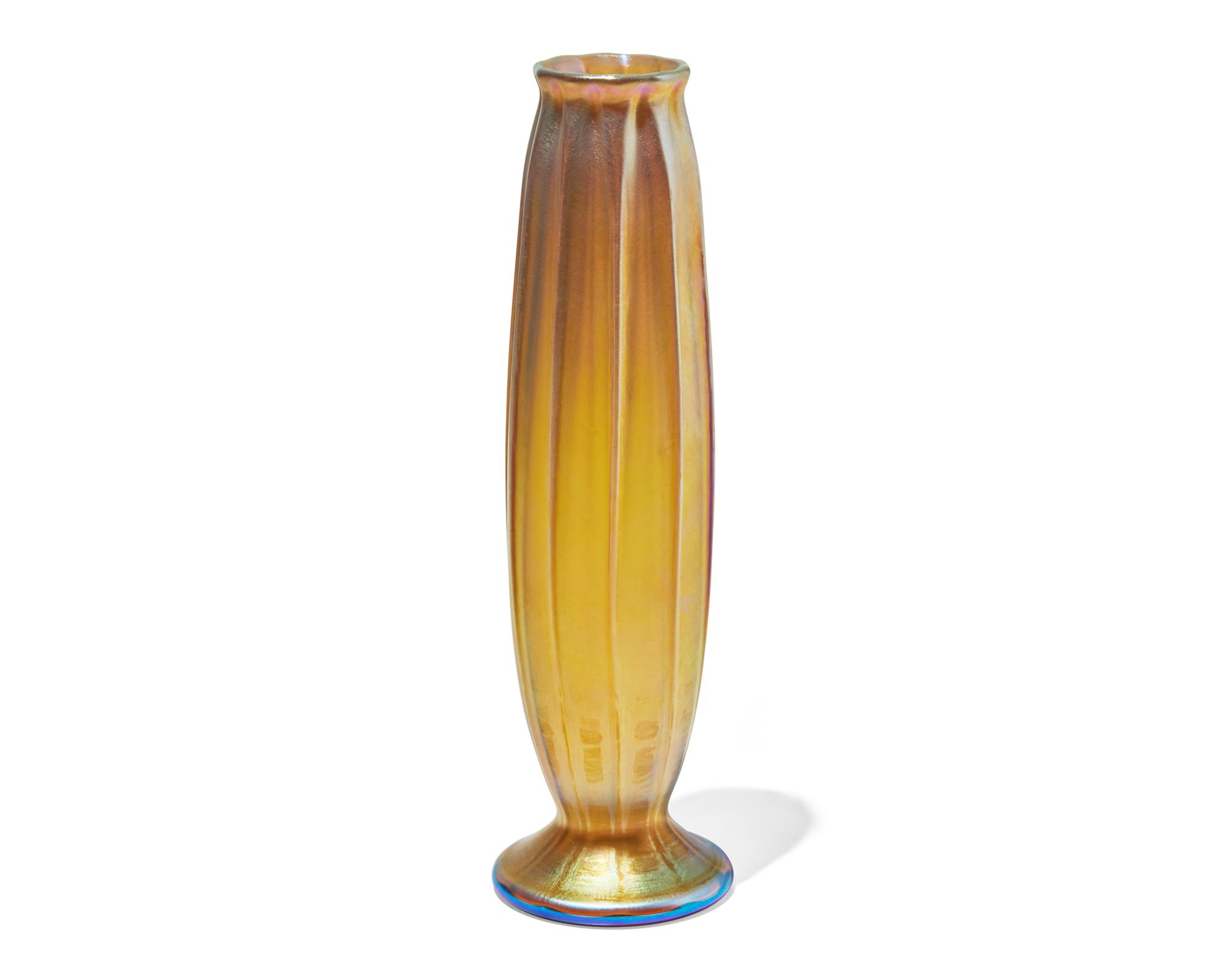 A Gold Favrile Vase