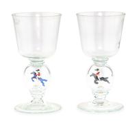 A Group of Continental Glass Stemware