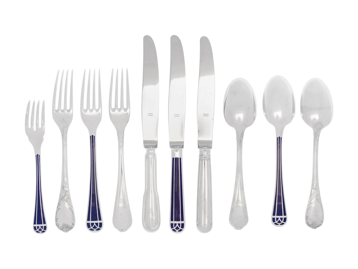 A Collection of Christofle Silver-Plate Flatware and Other Christofle Articles