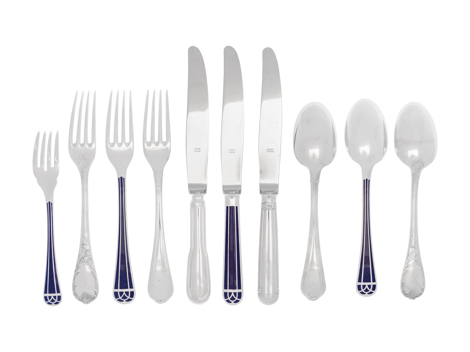 A Collection of Christofle Silver-Plate Flatware and Other Christofle Articles
