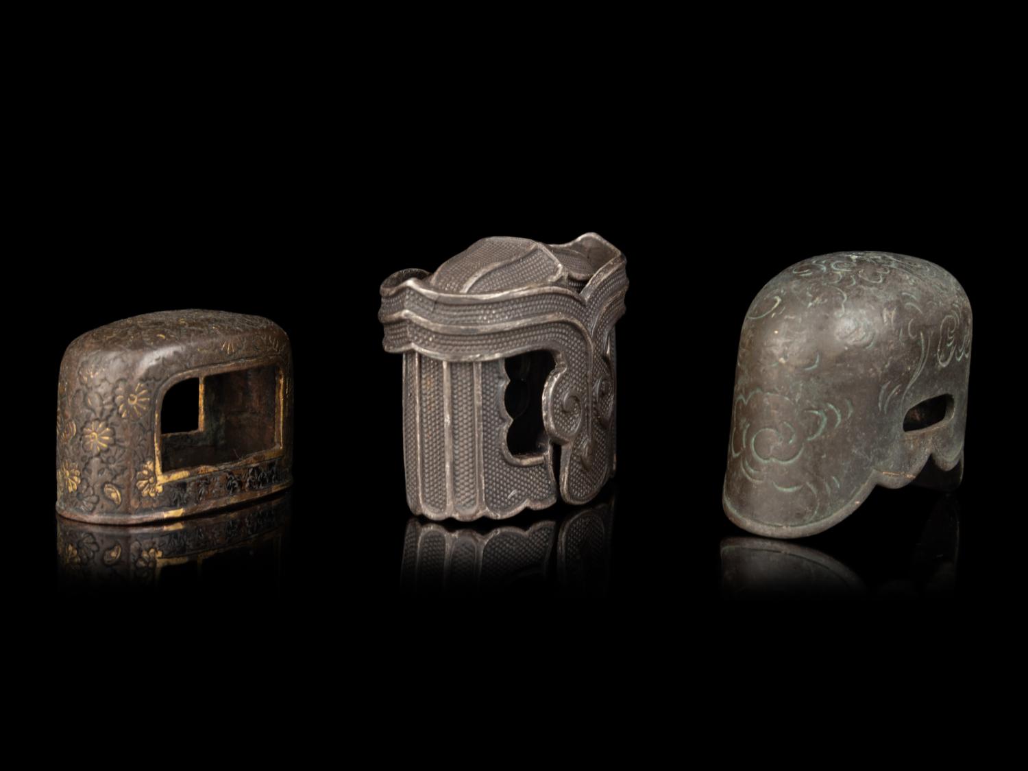 Two Bronze Kojiro and A Kashira