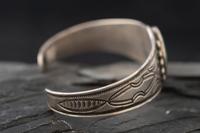 Navajo Silver and Turquoise Cuff Bracelet