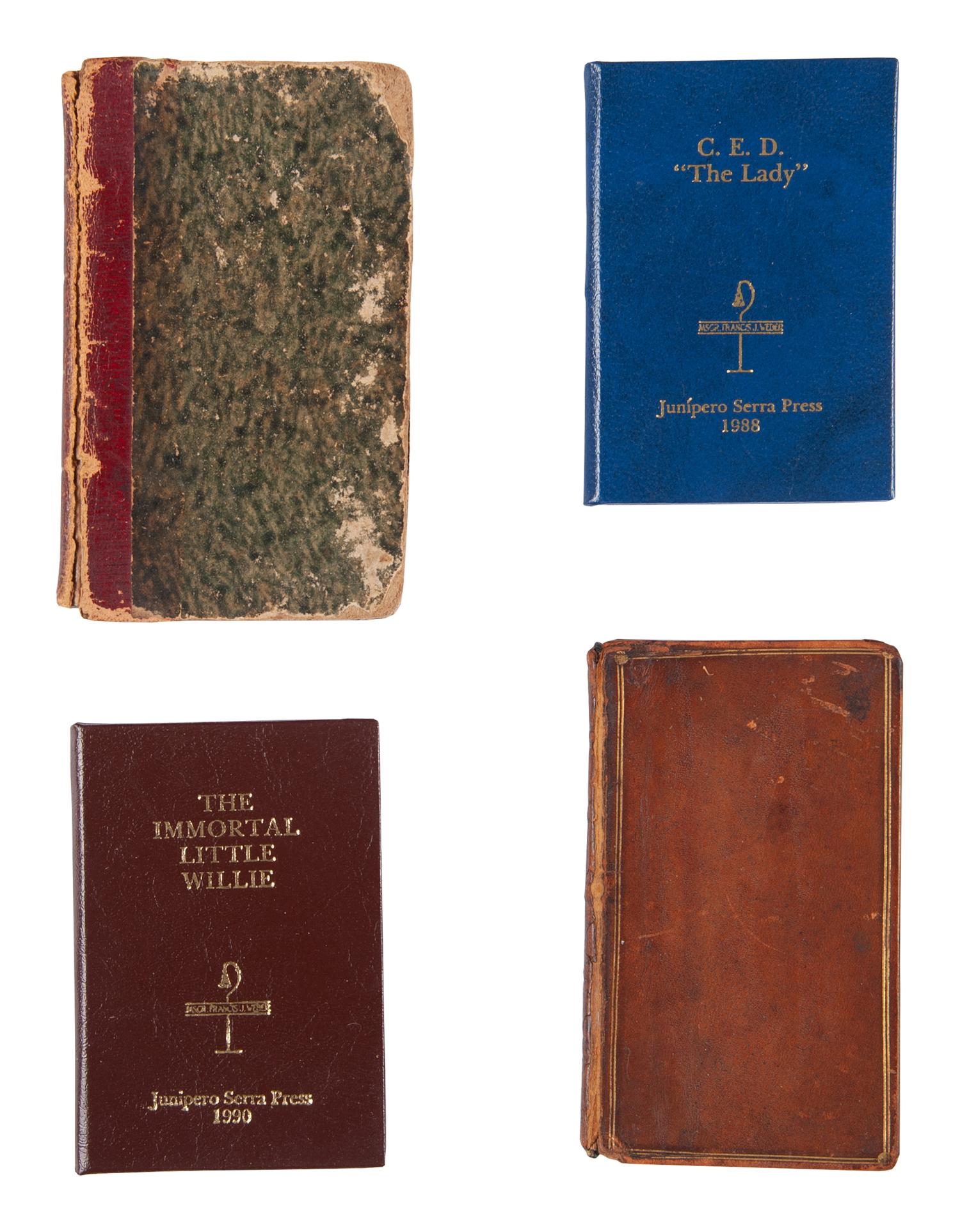 [MINIATURE BOOKS]. A group of 5 works, comprising: