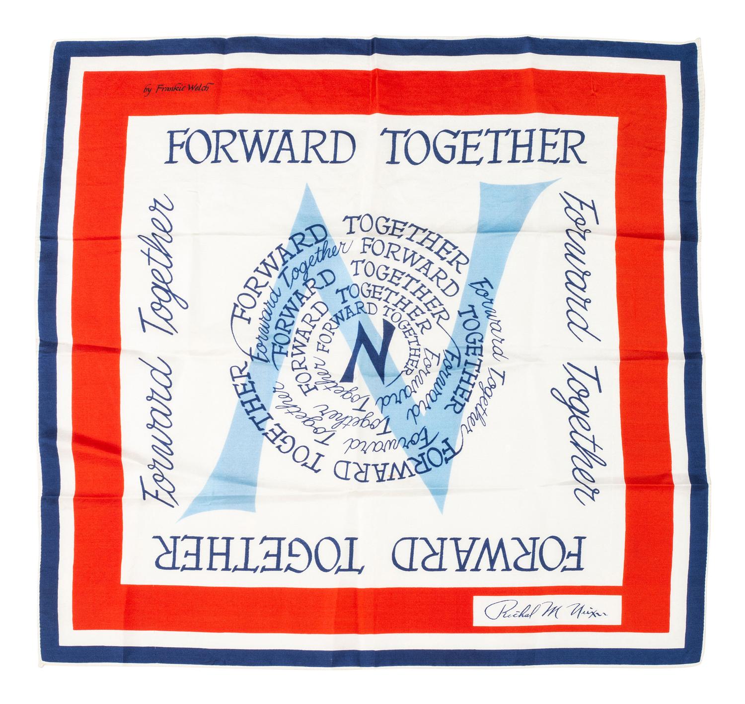 [NIXON, Richard M. (1913-1994)]. Programs, invitations, pennants, and limited edition handkerchief from Nixon's 1969 and 1973 inaugurations, comprising: