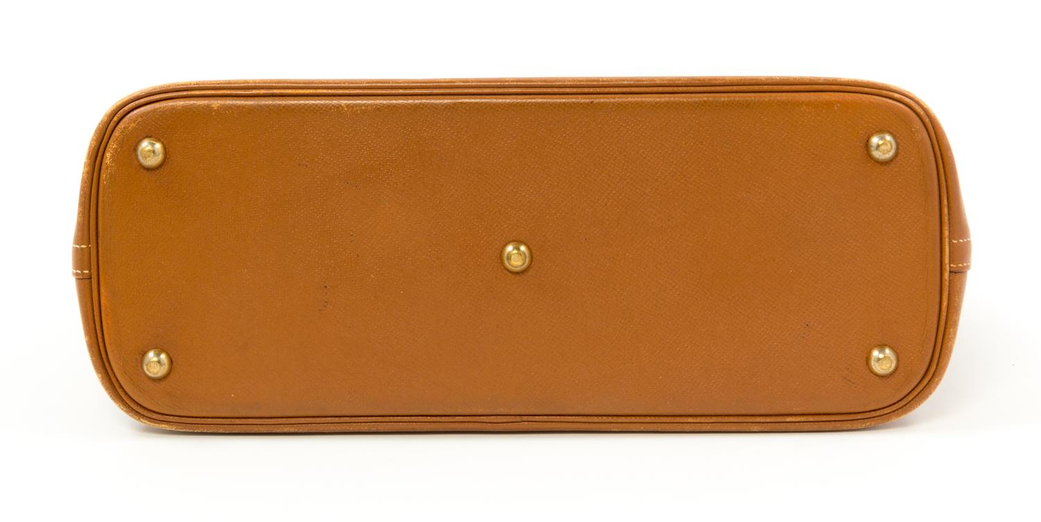 An Hermès Gold Epsom Bolide 35cm Bag, 14" x 11" x 5".