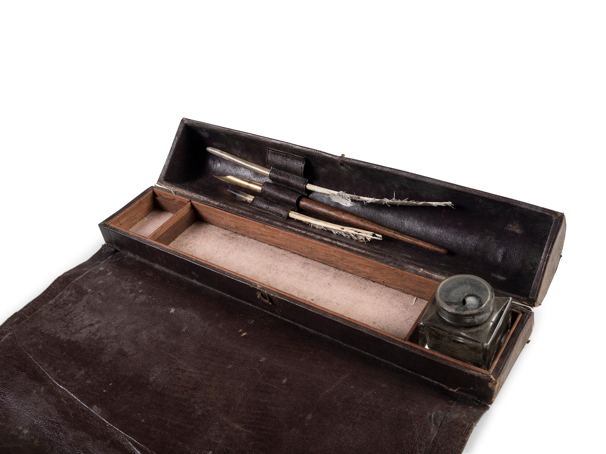 Civil War-period writing kit.