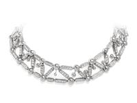 BULGARI, WHITE GOLD AND DIAMOND 'FIREWORKS' CHOKER NECKLACE