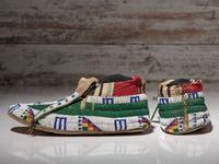 Sioux Beaded Hide Moccasins