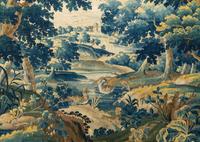 A Flemish Wool Verdure Tapestry