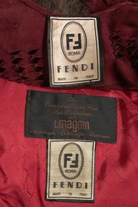 Karl Lagerfeld for Fendi Suede and Fur Coat, 1970-80s