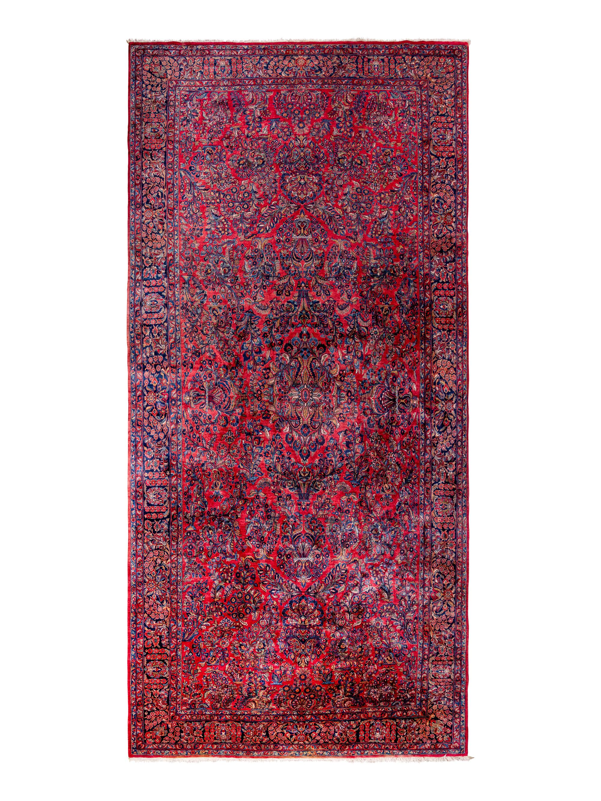 A Sarouk Wool Rug