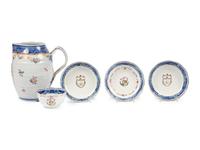 Five Chinese Export Porcelain Articles