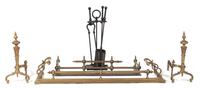 A Group of Fire Tools Width of fender 48 1/2 inches.