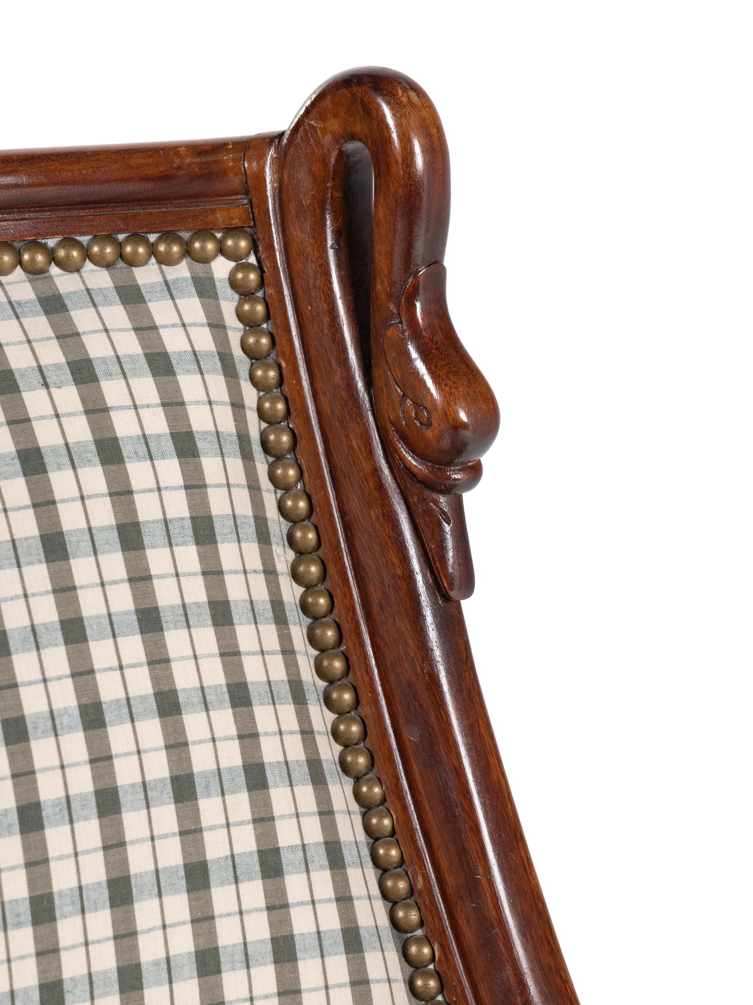 An Empire Style Low Side Chair