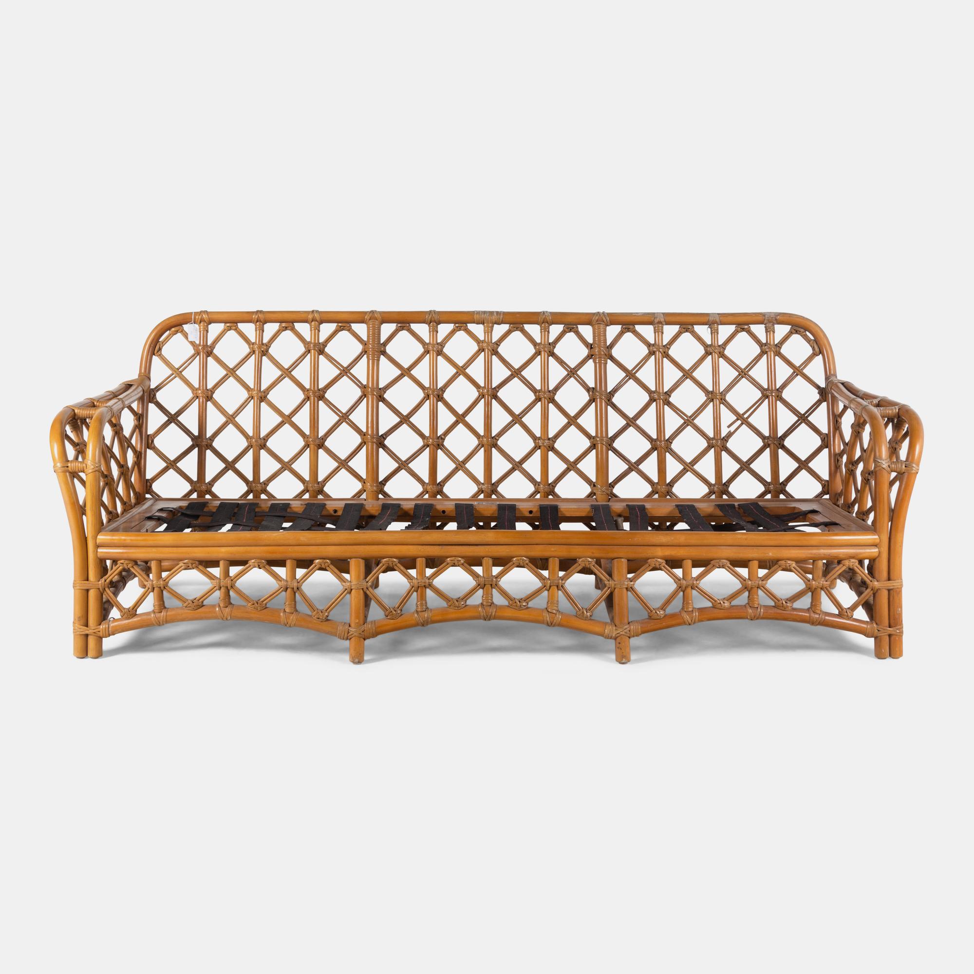 Sofa, c. 1970 Ficks Reed, USA