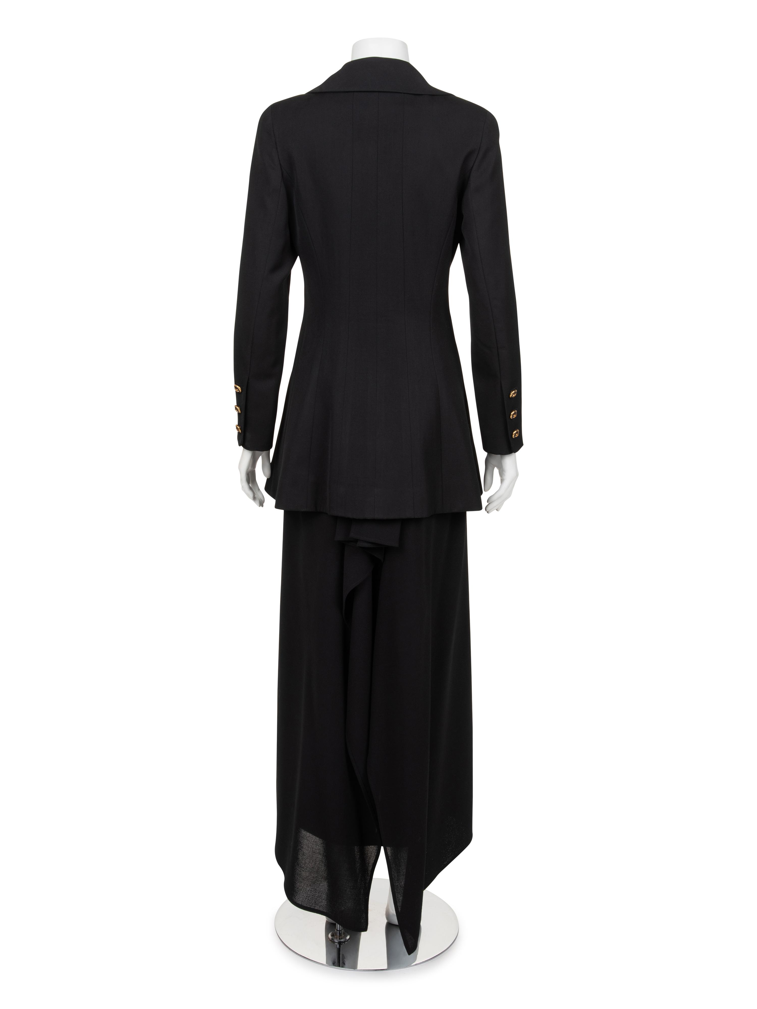 Chanel Two-Piece Wool Skirt Ensemble, Spring 1993-Fall 1998