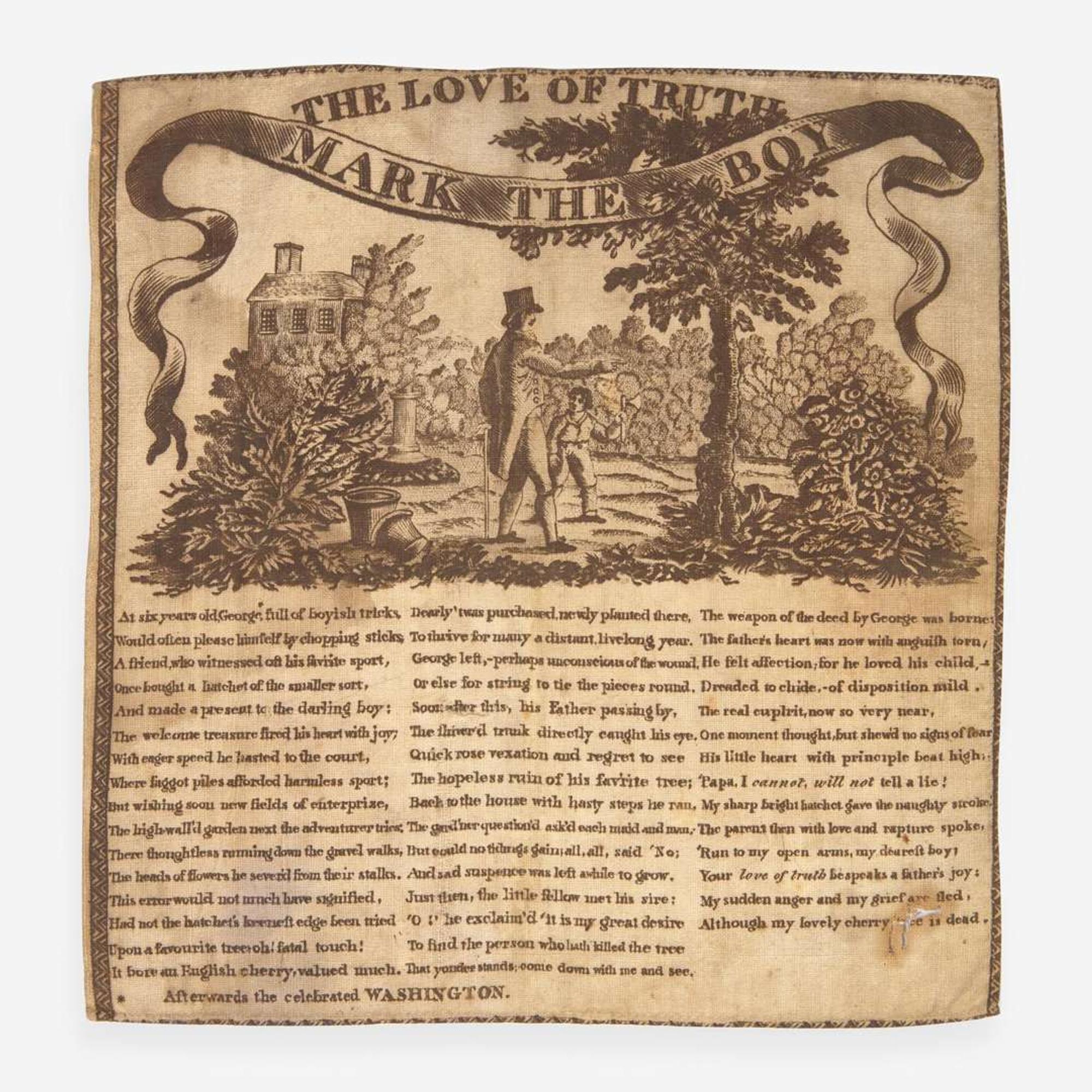 [Presidential] [Washington, George] The Love of Truth Mark the Boy