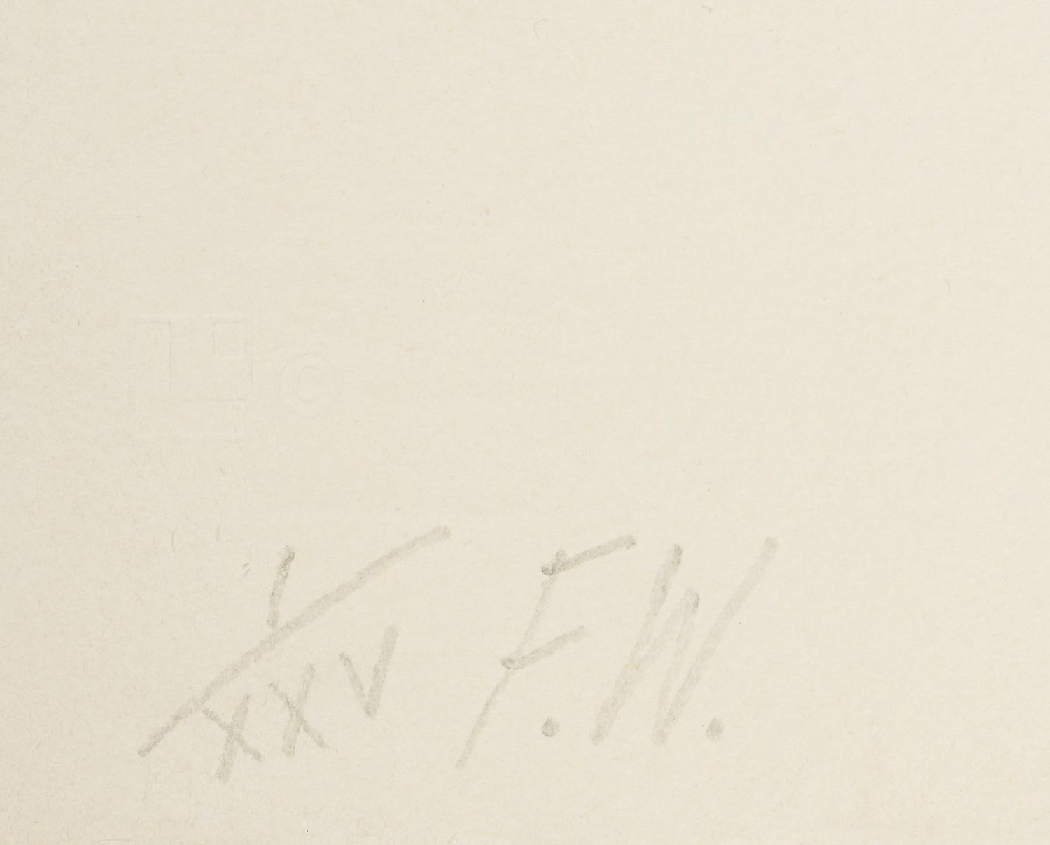 F.W. (from the Landfall Press Etching Portfolio ), 1975