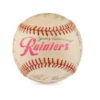A 1959 Seattle Rainers Team Signed Autograph Baseball (JSA Letter of Authenticity)