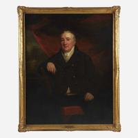 Sir Henry Raeburn (British, 1756–1823) Portrait of Mr. William Ferguson of Raith, Three-Quarter Length