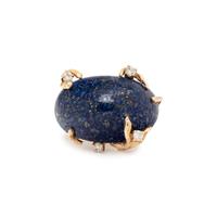 LAPIS LAZULI AND DIAMOND RING