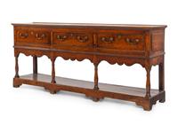 A George III Oak Welsh Sideboard