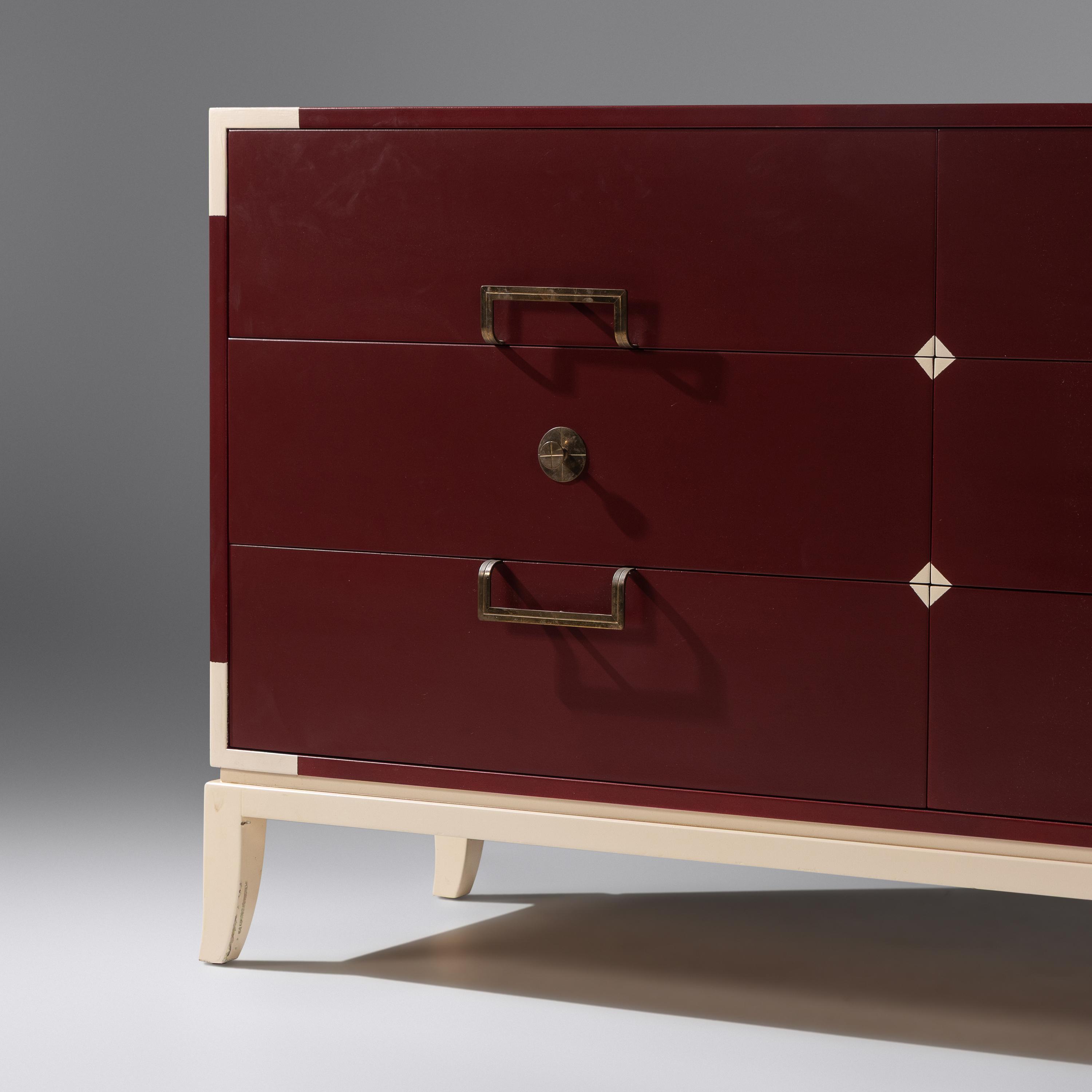 Tommi Parzinger (German-American, 1903-1981) — Two Six-drawer Chests for Parzinger Originals