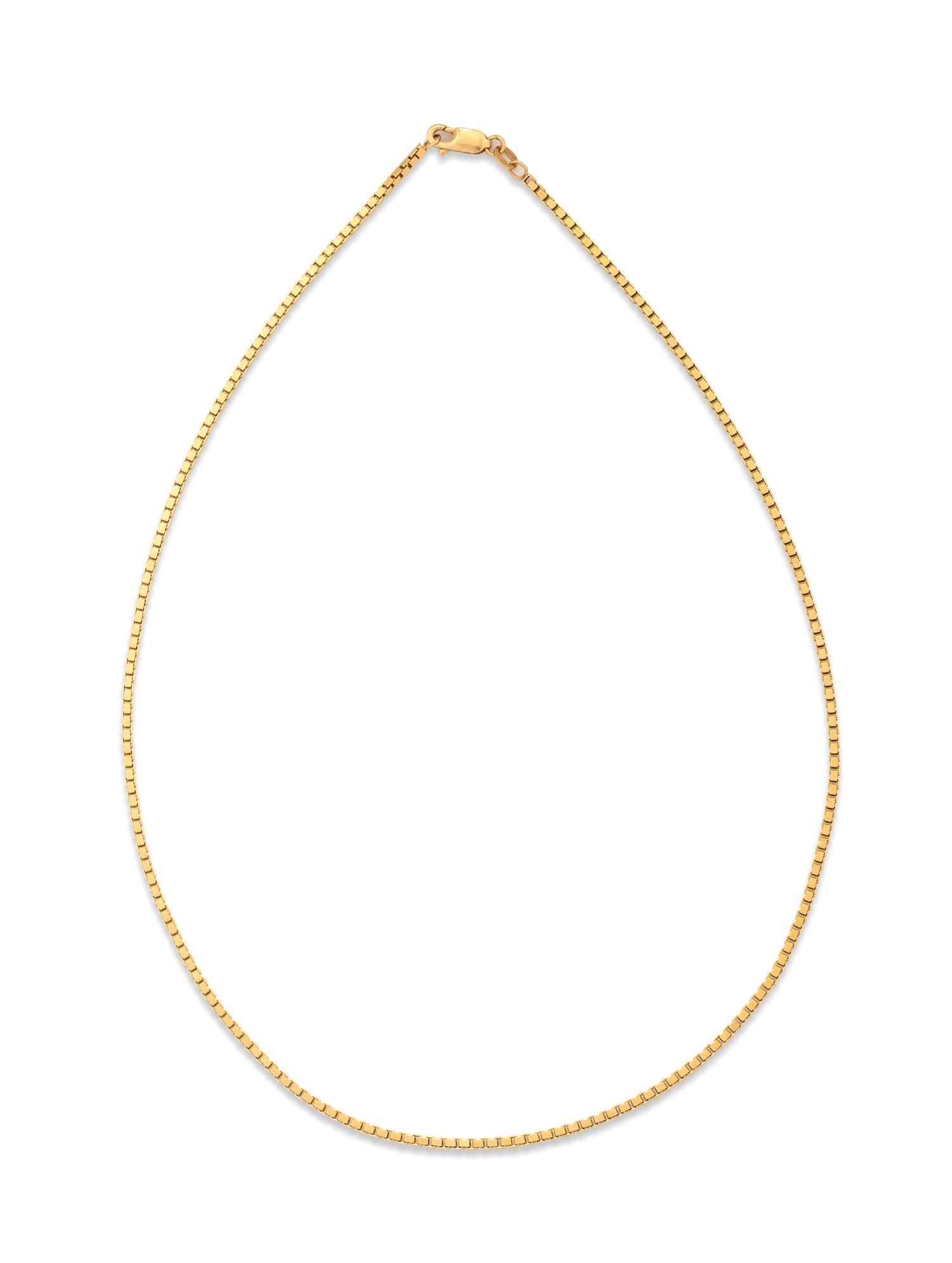 YELLOW GOLD NECKLACE