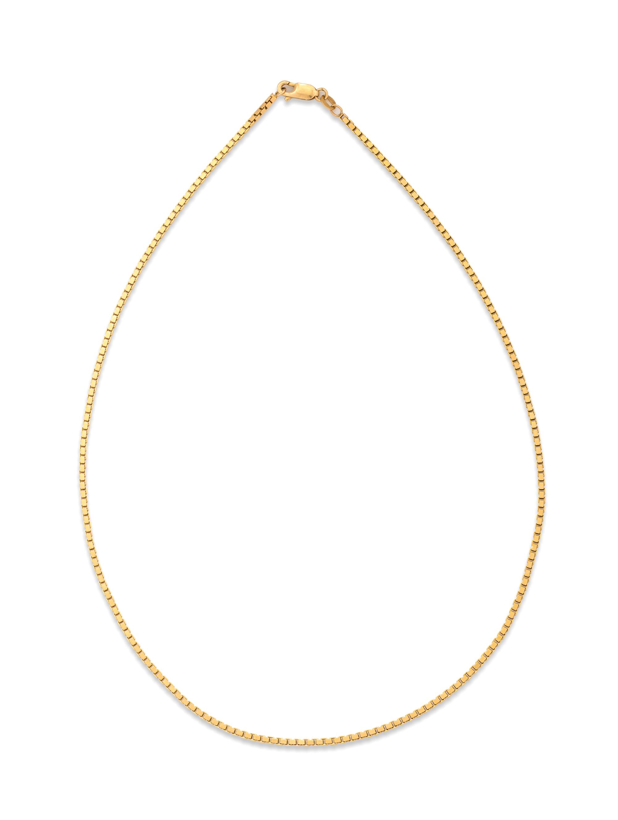 YELLOW GOLD NECKLACE