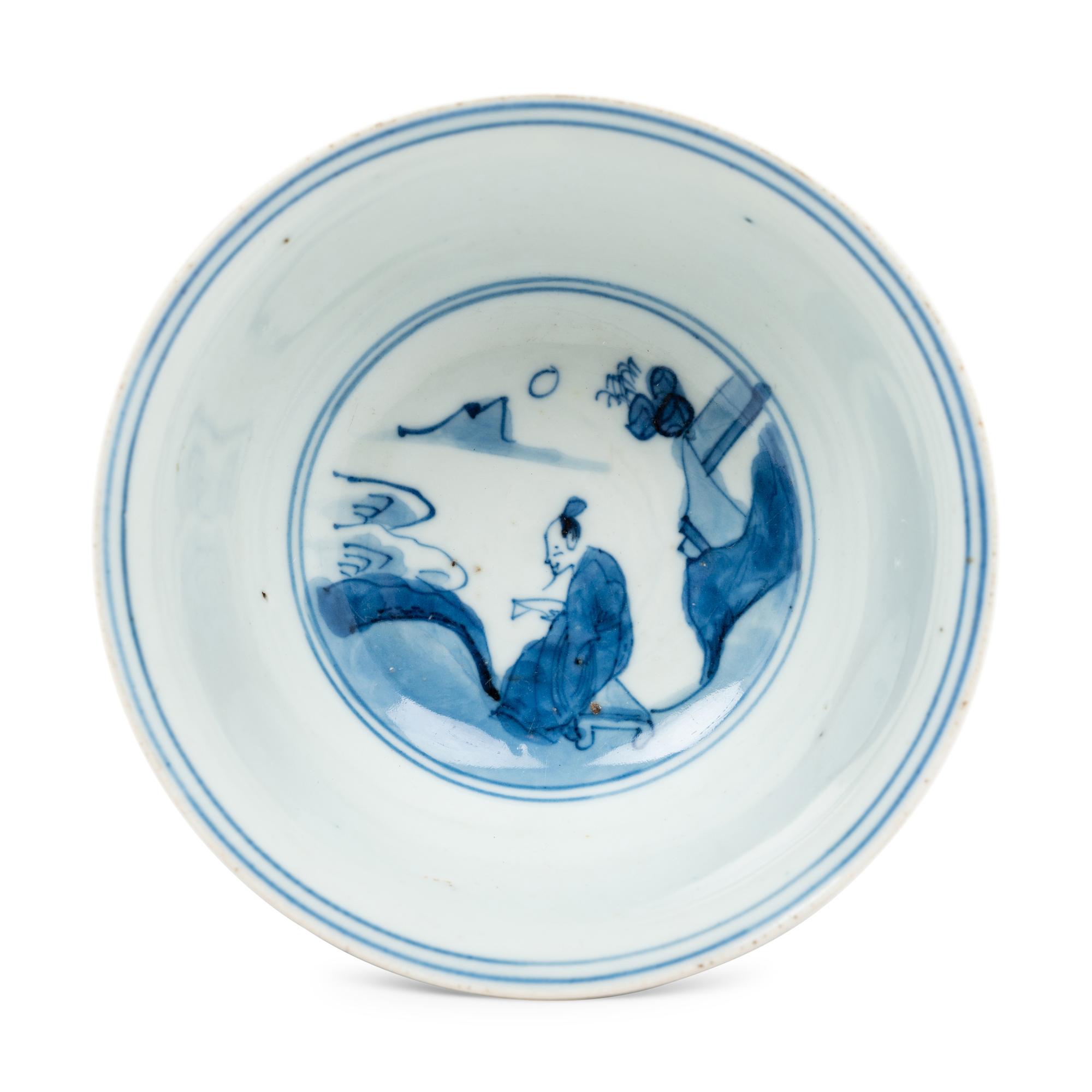 Two Blue and White Porcelain Vessels