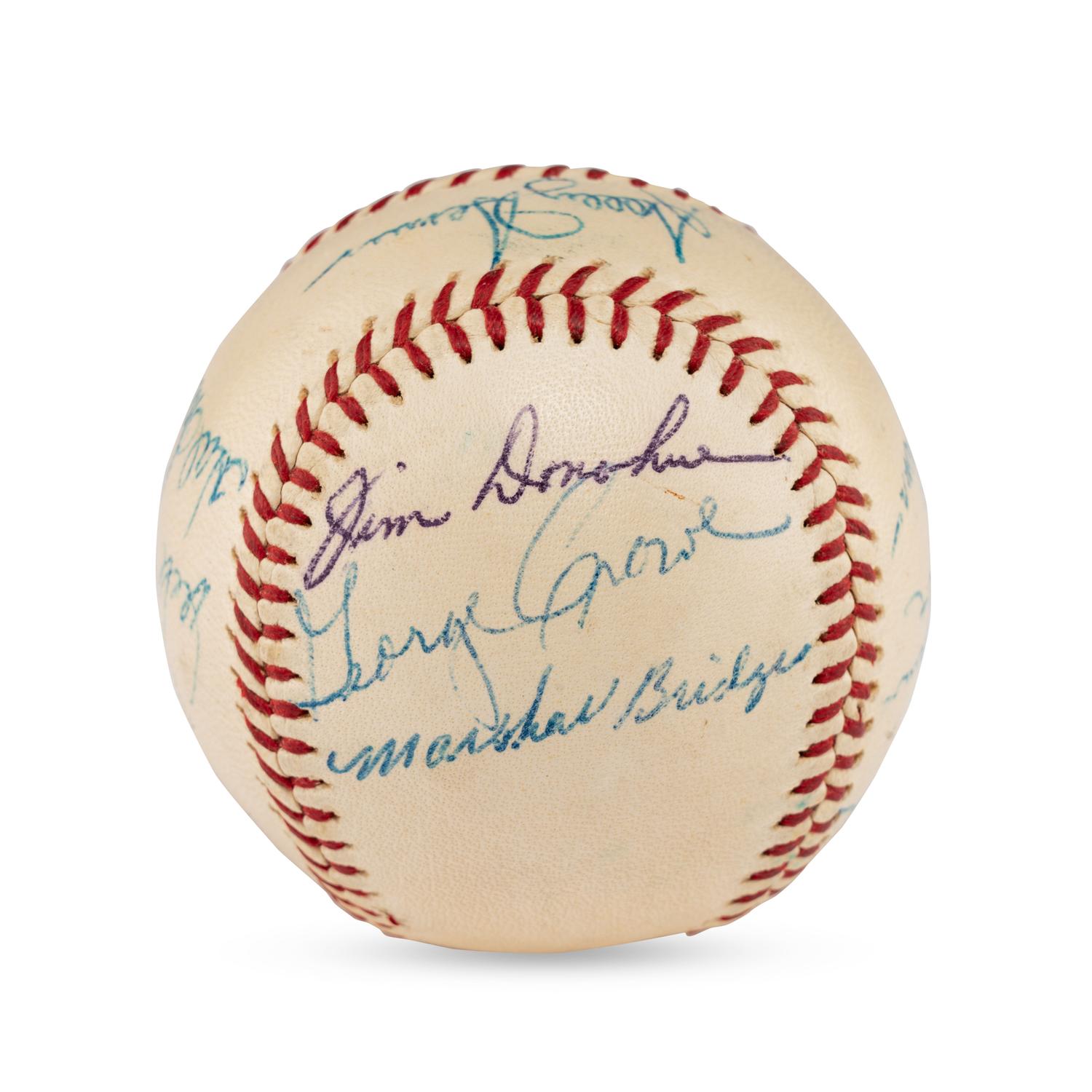A 1960 St. Louis Cardinals Team Signed Autograph Baseball (Beckett Authentication Services)