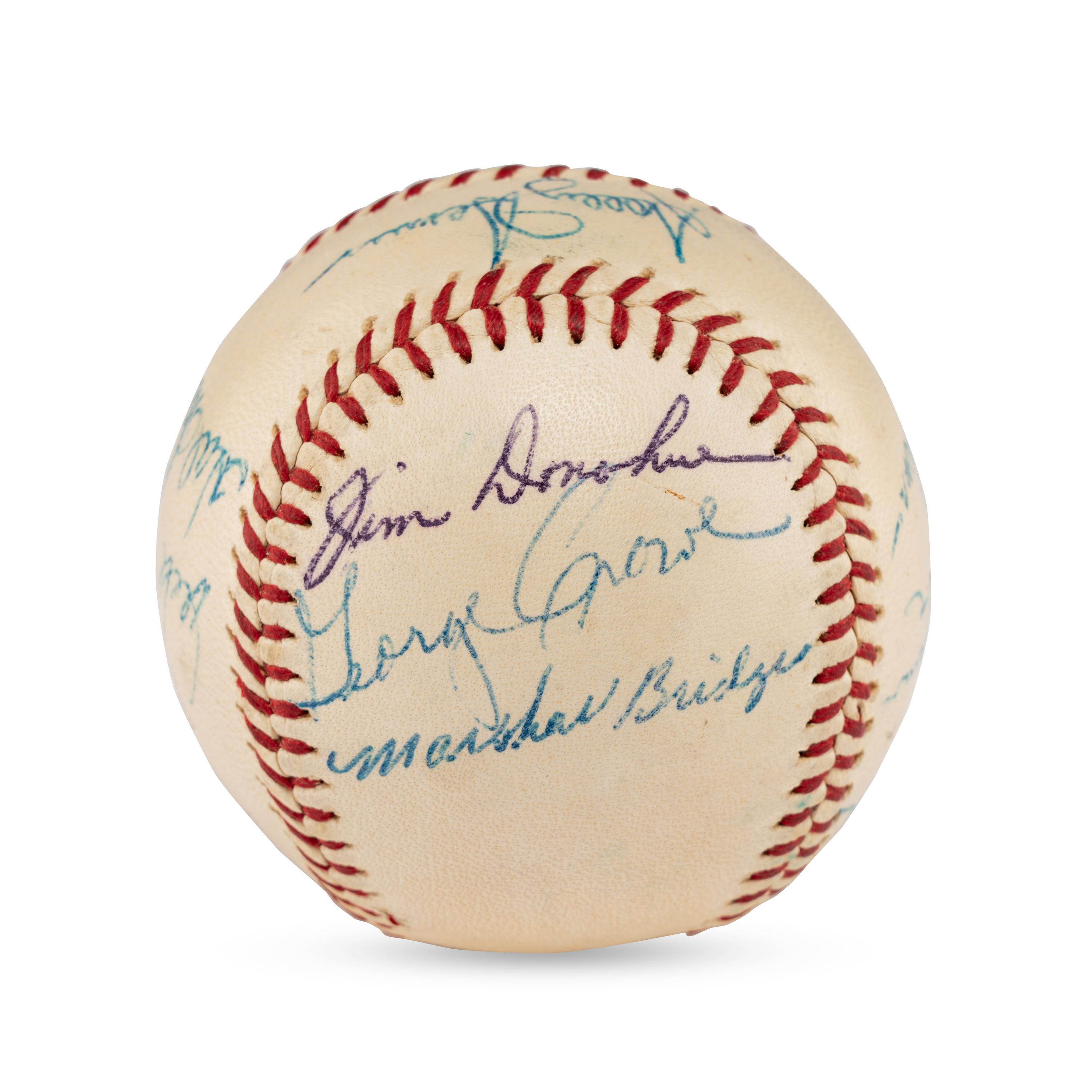 A 1960 St. Louis Cardinals Team Signed Autograph Baseball (Beckett Authentication Services)