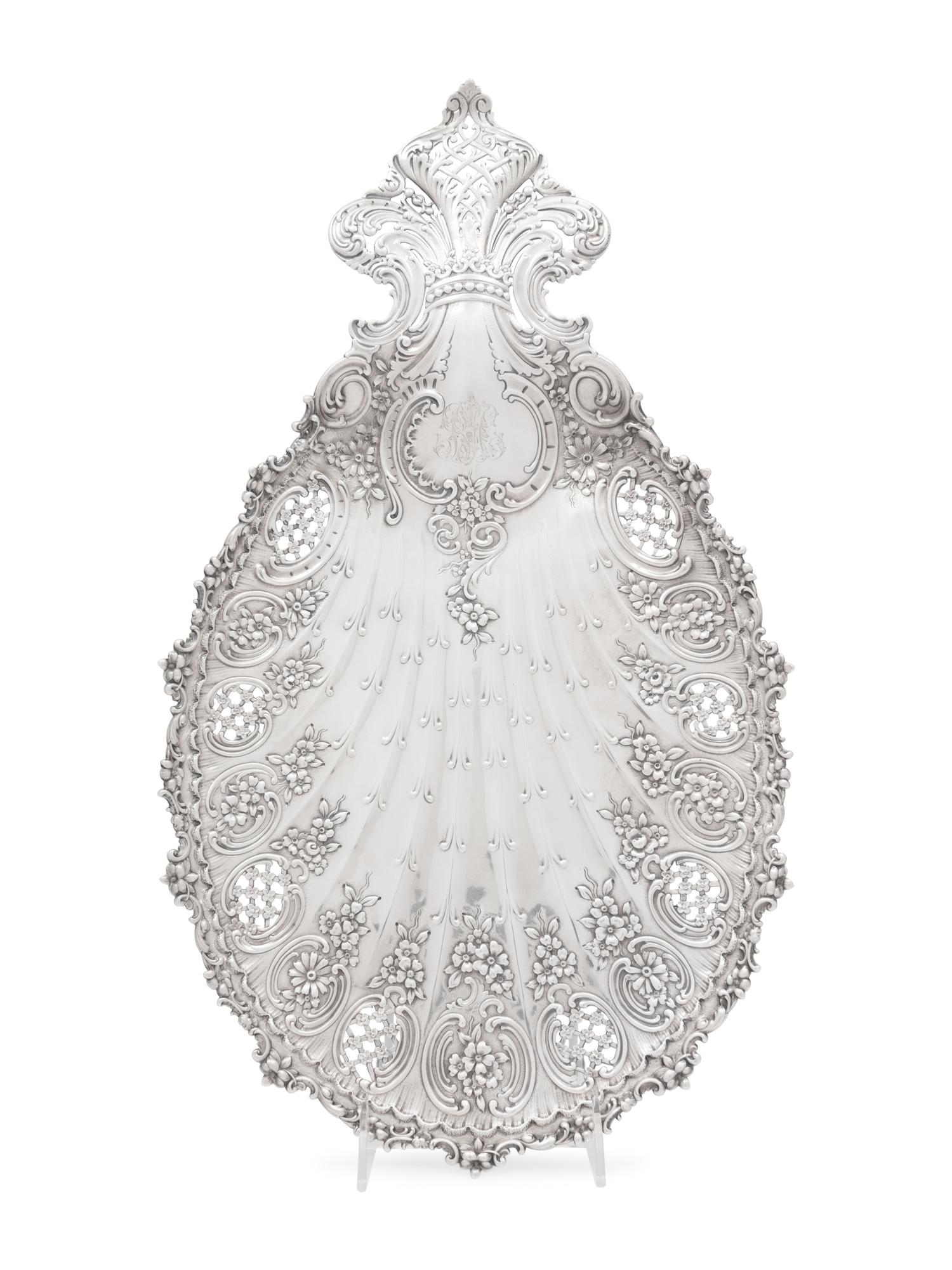 A Tiffany & Co. Silver Shell Tray