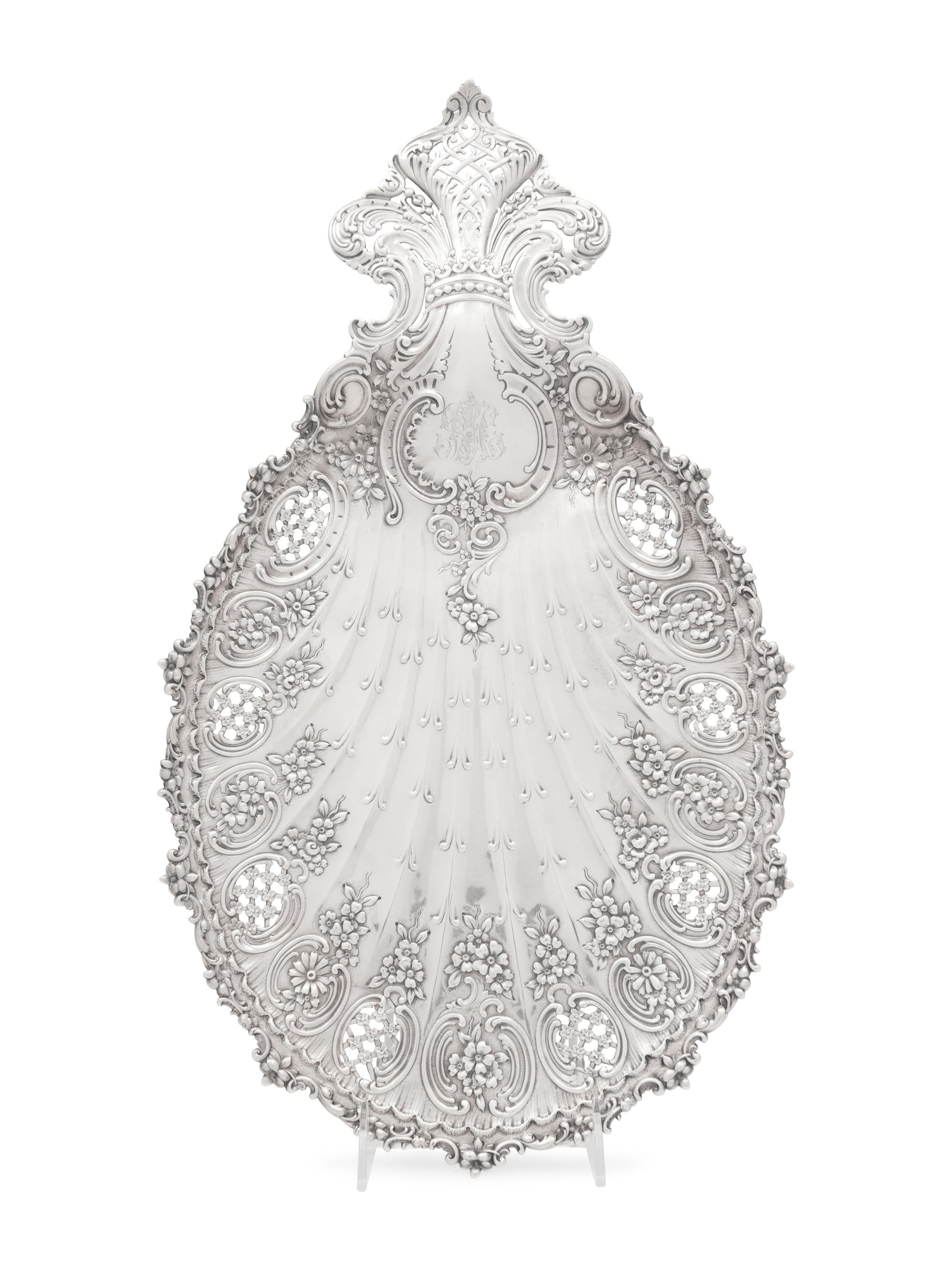 A Tiffany & Co. Silver Shell Tray