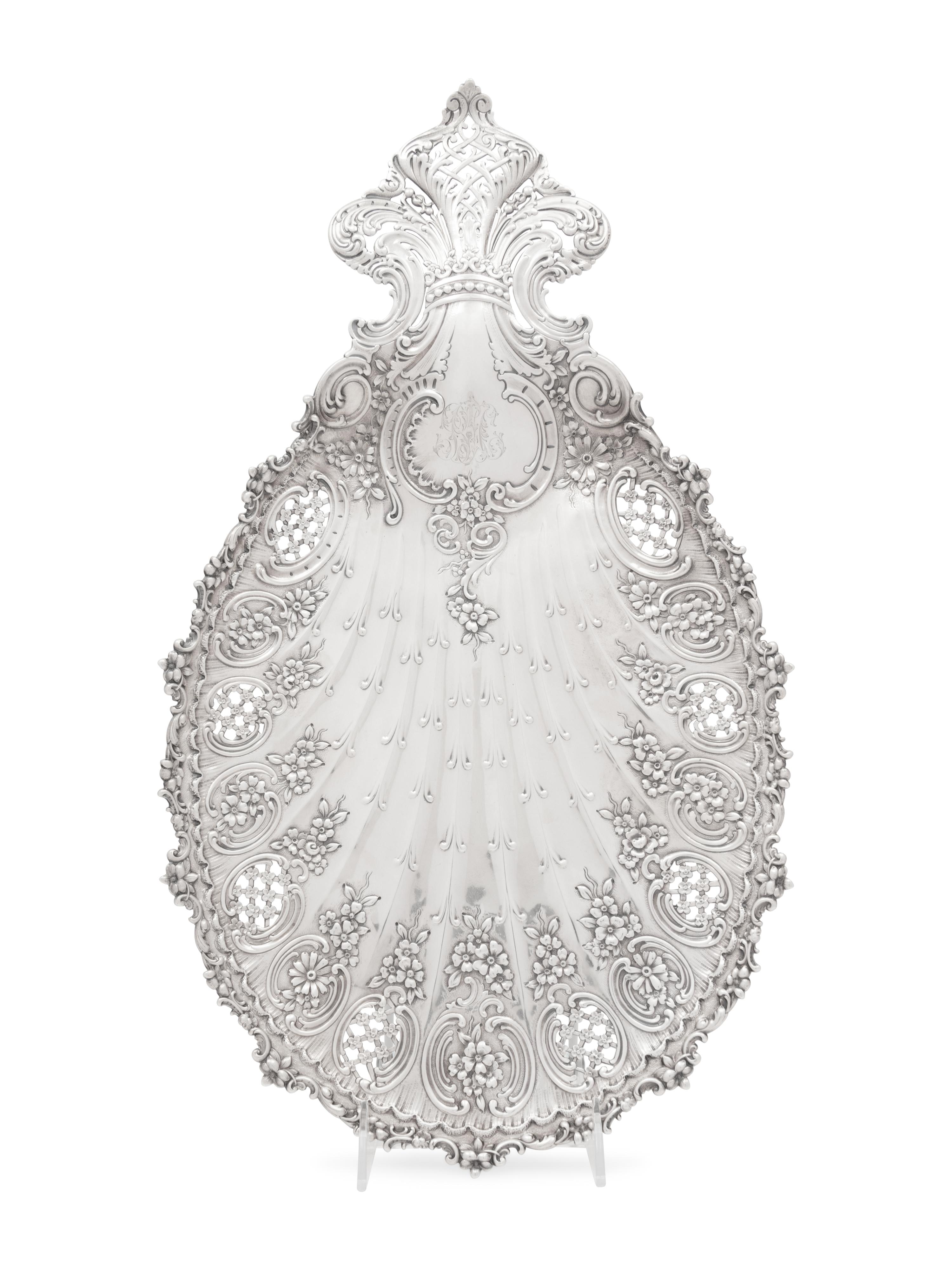 A Tiffany & Co. Silver Shell Tray