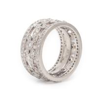 Diamond and Platinum Ring