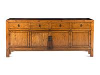 An Chinese Hardwood Sideboard
