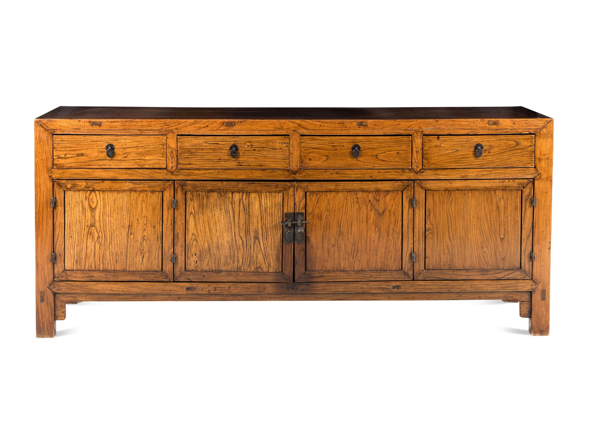 An Chinese Hardwood Sideboard