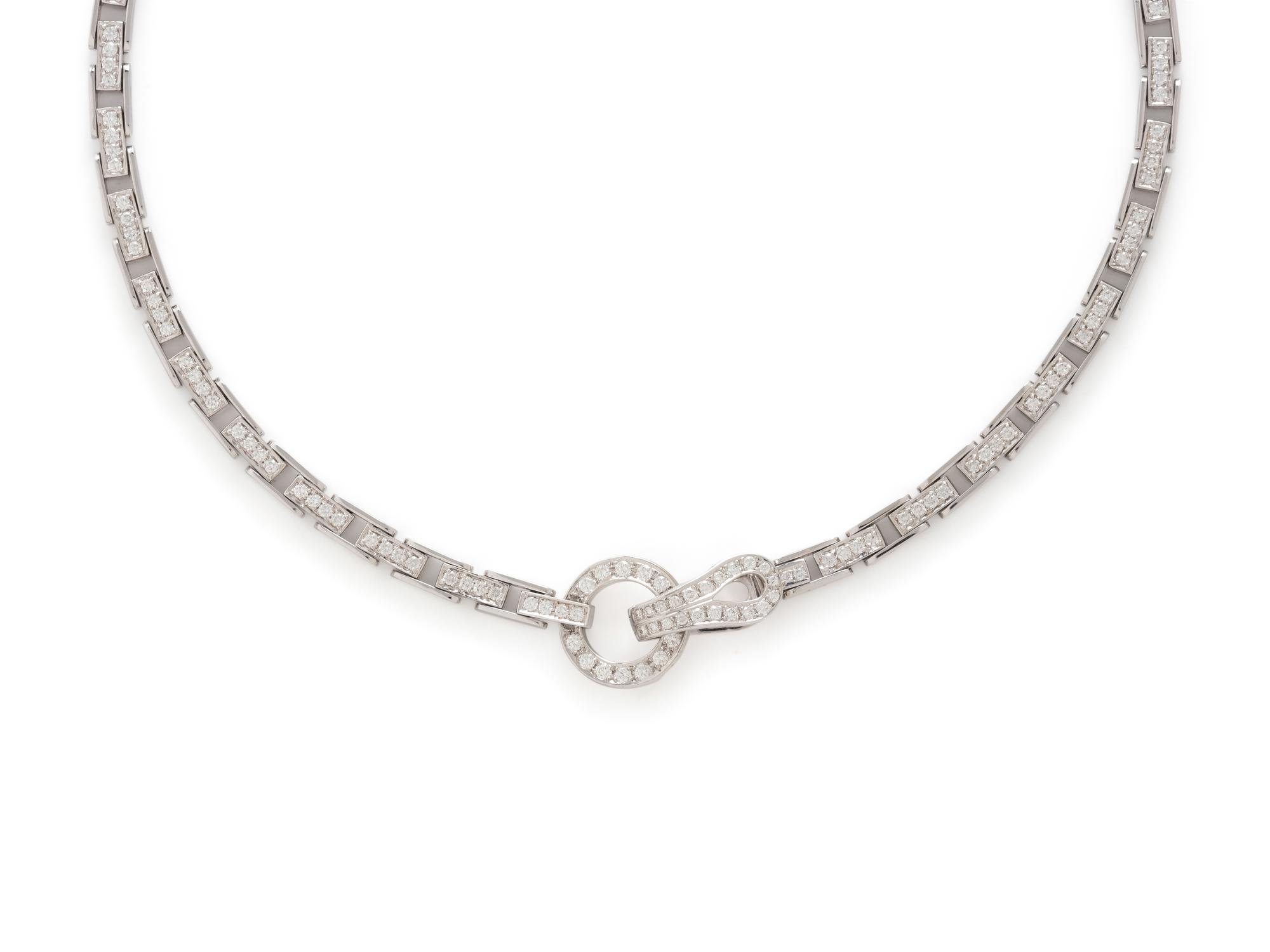 WHITE GOLD AND DIAMOND NECKLACE