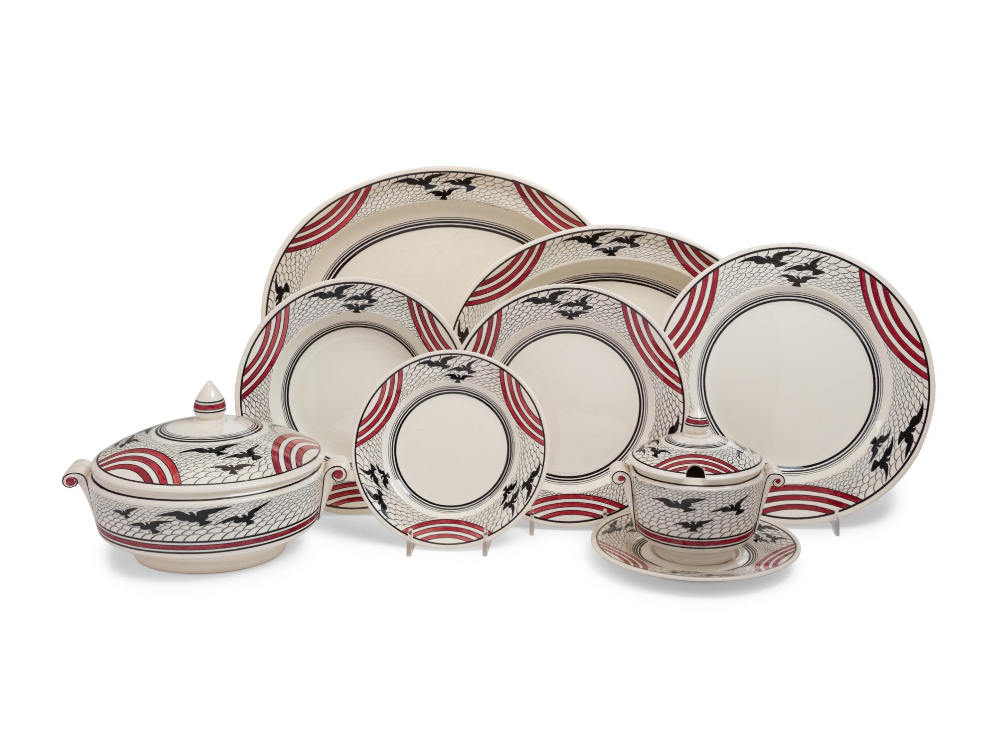A Wedgwood Sunbirds Dinner Service