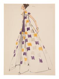 11 Michaele Vollbracht for Geoffrey Beene Fashion Illustrations, Late 1960s
